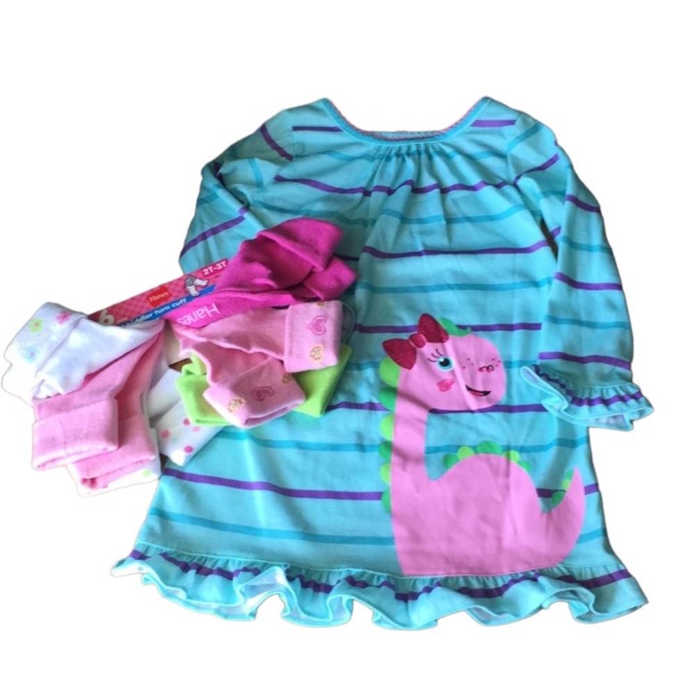 J Khaki Gown & Socks
